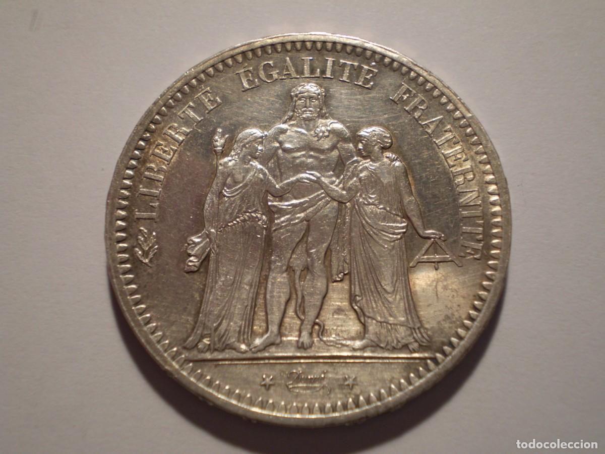 Monedas antiguas de Europa: 12SAY13 France Hercules 1848 A silver 5 francs SUP-SPL