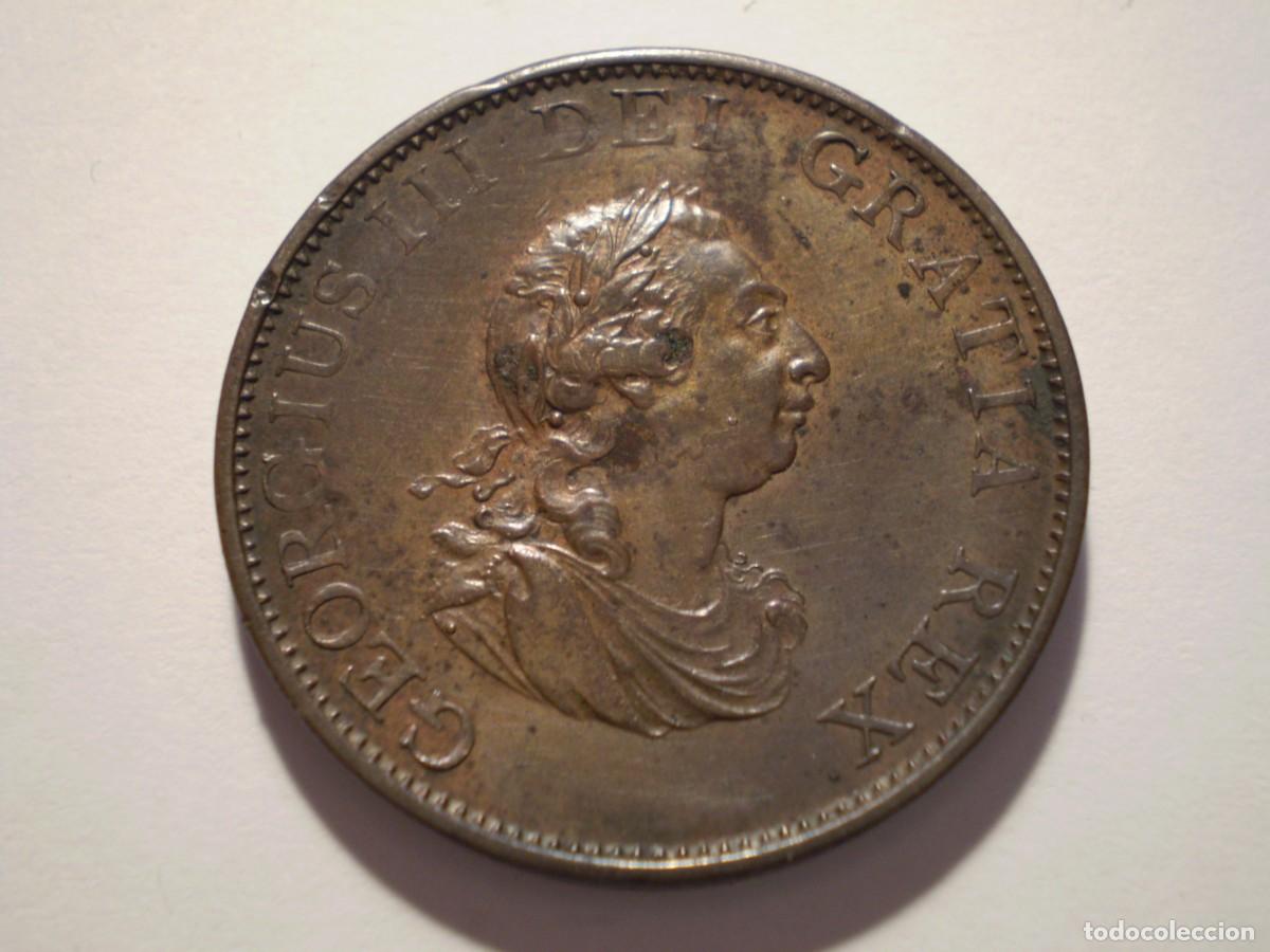 Monedas antiguas de Europa: 52SAY13 Great Britain 1799 George III half penny