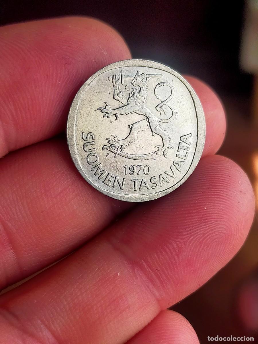 Monedas antiguas de Europa: MONEDA DE 1 UN MARCO MARKKA FILANDIA 1970 MUY BUENA CONSERVACION SUOMEN TASAVALTA