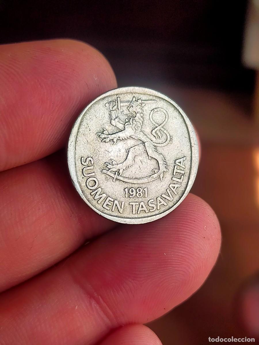 Monedas antiguas de Europa: MONEDA DE 1 UNA MARKKA MARCO FILANDIA 1981 MUY BUENA CONSERVACION SUOMEN TASAVALTA