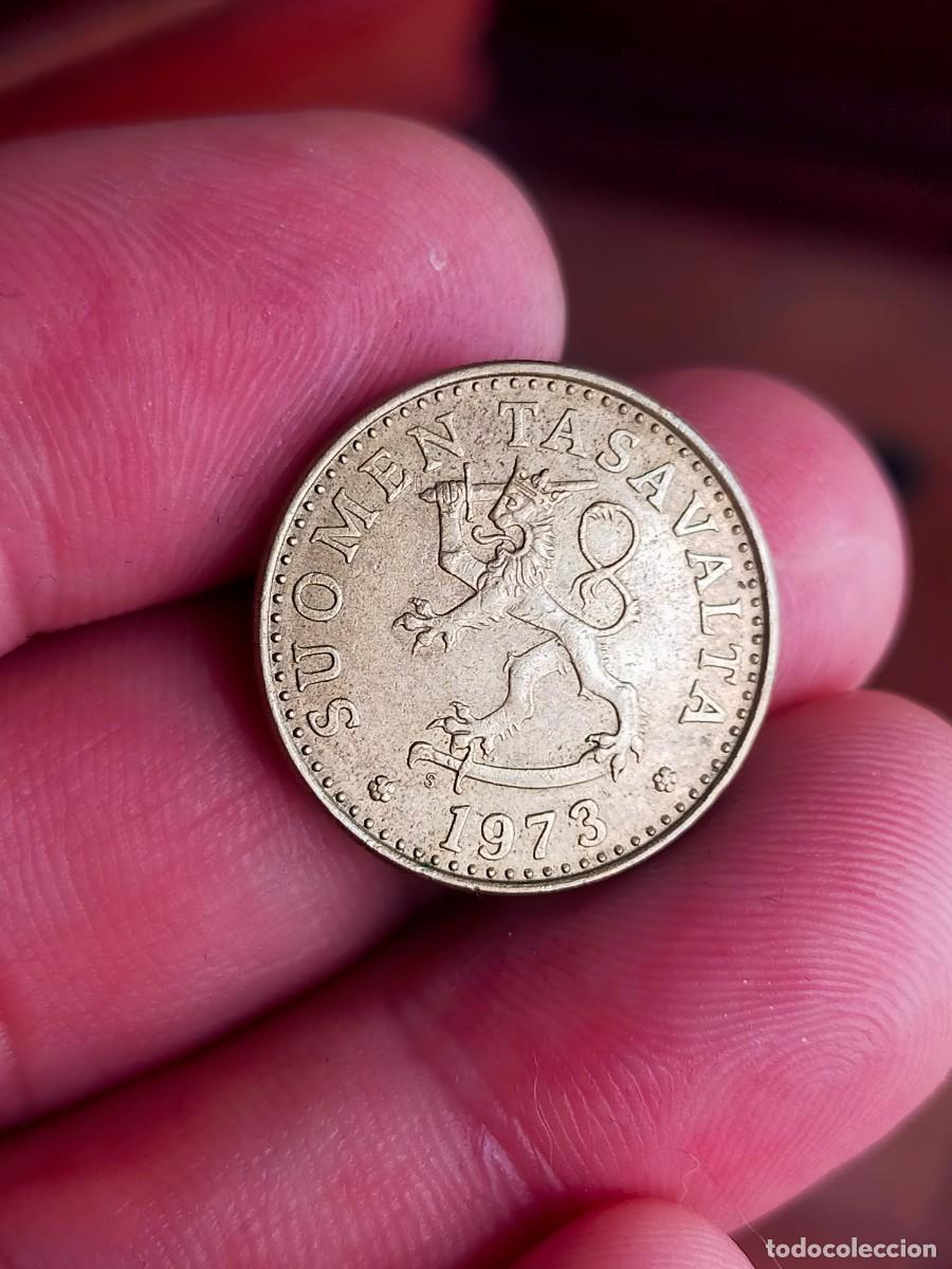 Monedas antiguas de Europa: MONEDA DE 20 VEINTE PENNIA FILANDIA 1973 MUY BUENA CONSERVACION SUOMEN TASAVALTA