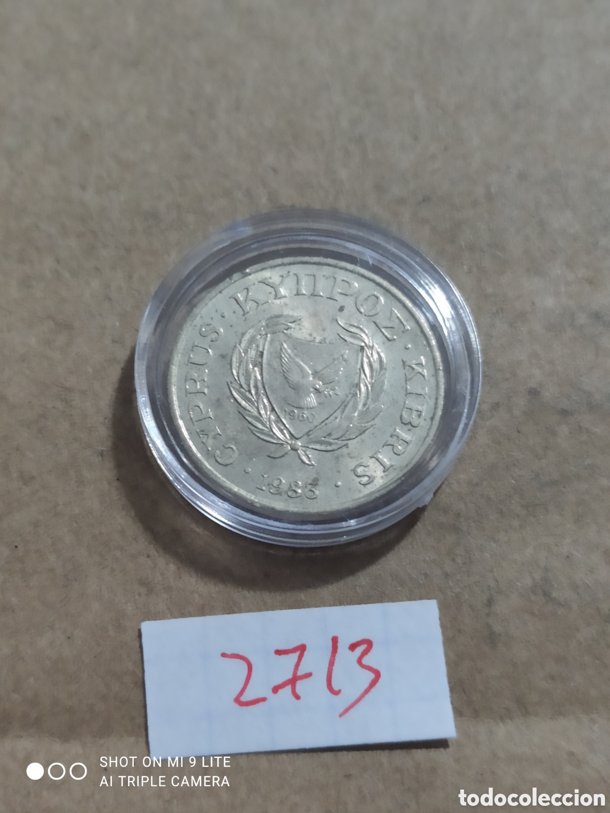 Monedas antiguas de Europa: 2 Penny de chipre 1983