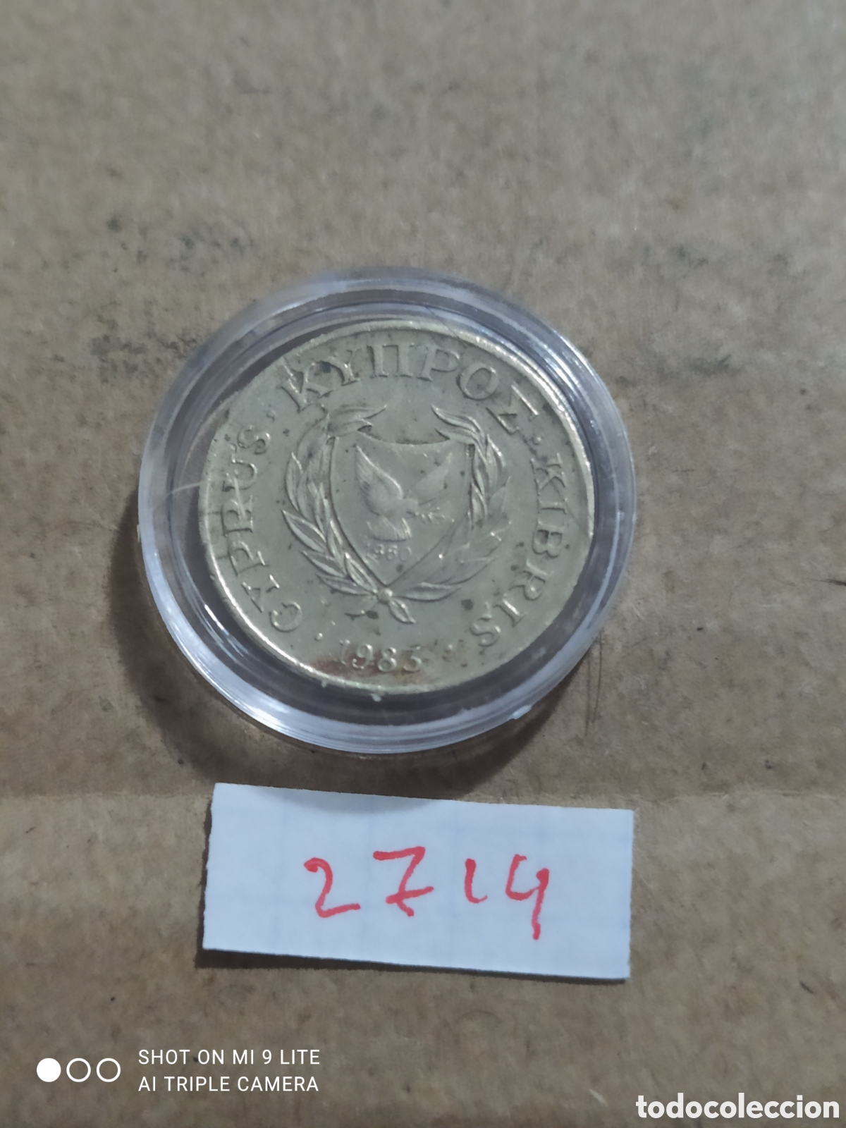 Monedas antiguas de Europa: 2 Penny de chipre 1983