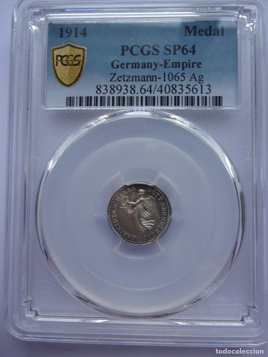 Monedas antiguas de Europa: 8SCM18 Germany Empire silver medal PCGS SP 64