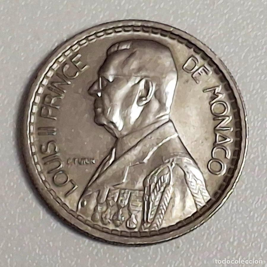 Monedas antiguas de Europa: 10 francos de M&oacute;naco acu&ntilde;ada en 1946