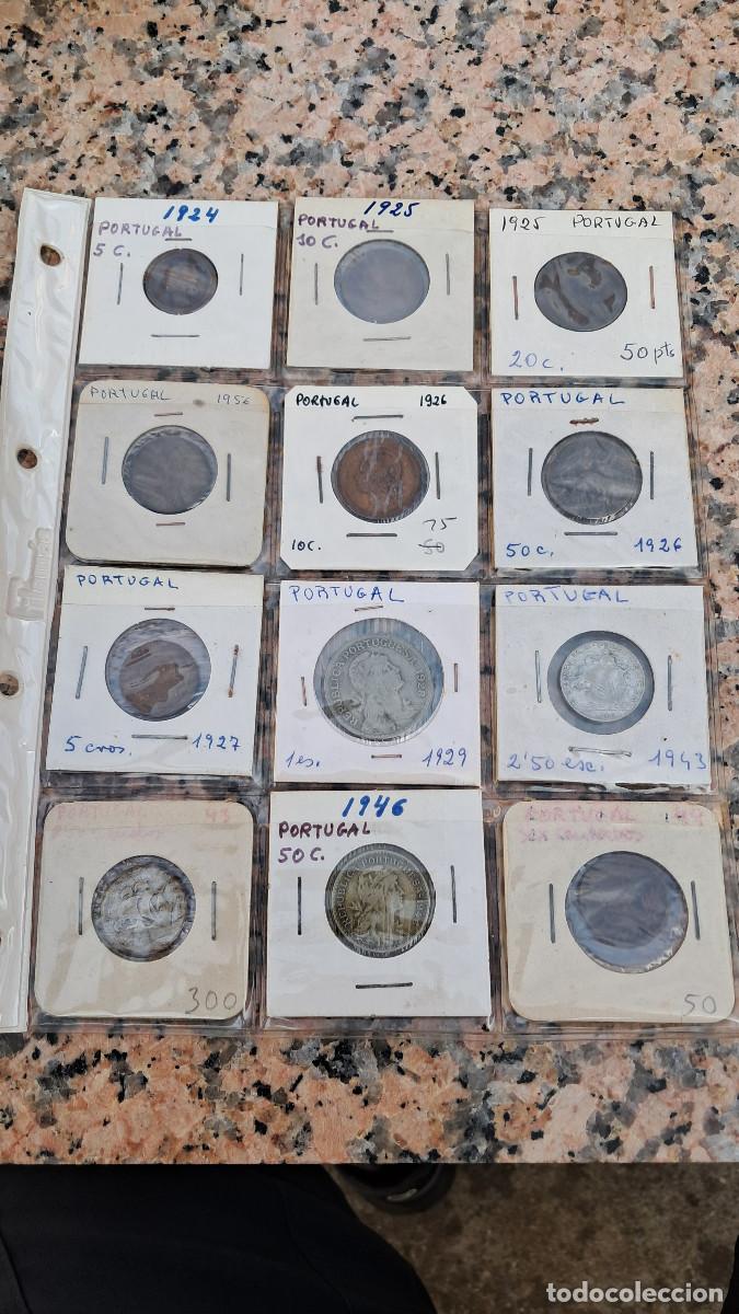 Monedas antiguas de Europa: Lote de 84 monedas (48 monedas de Portugal, 24 monedas de Alemania y 12 monedas de Holanda)