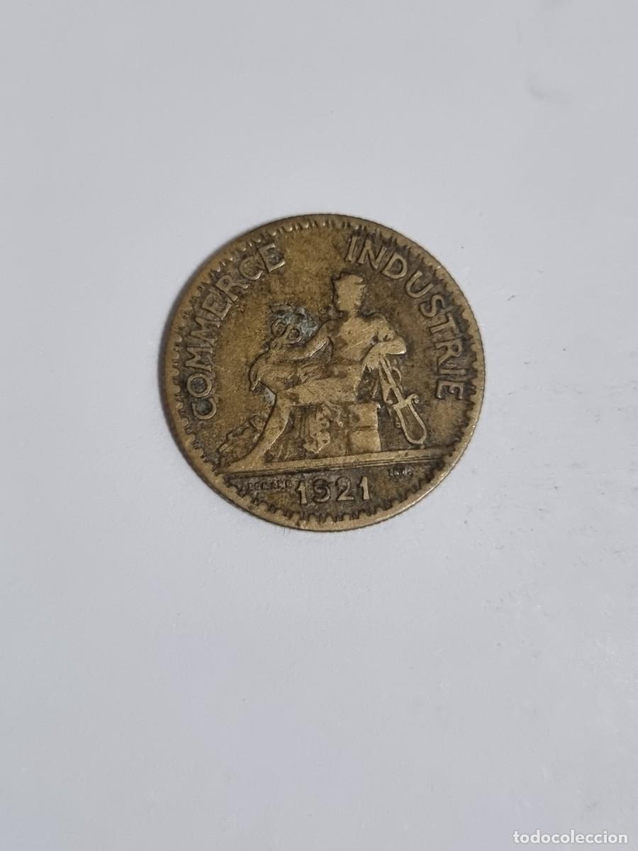 Monedas antiguas de Europa: Antigua Moneda Francia 50 Centimos 1921 Internacional Mundo Coleccionista