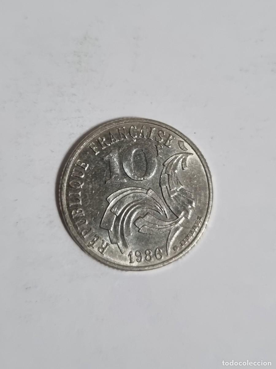 Monedas antiguas de Europa: Antigua Moneda Francia 10 Francos 1986 Internacional Mundo Coleccionista