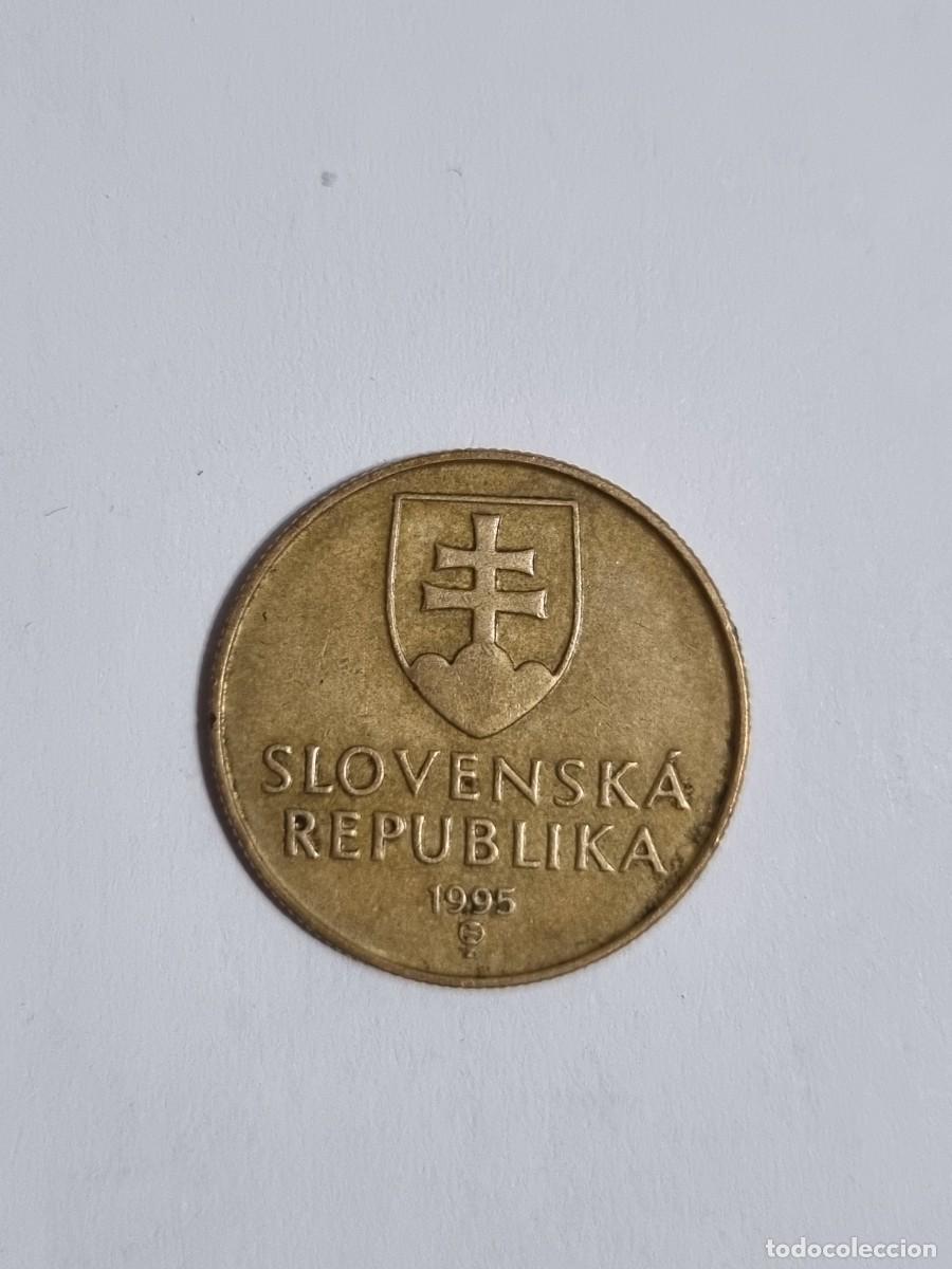 Monedas antiguas de Europa: Antigua Moneda Eslovenia 1 Sk Corona 1995 Internacional Mundo Coleccionista