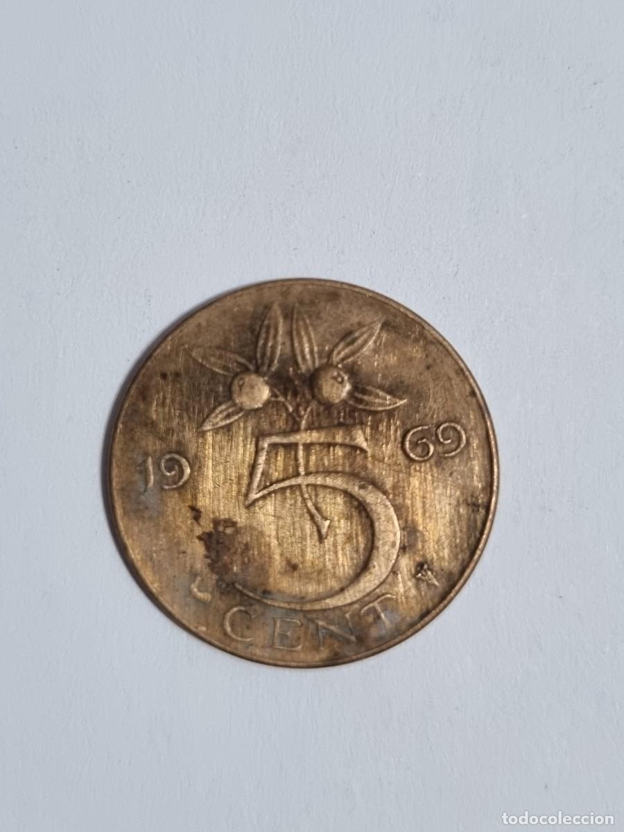 Monedas antiguas de Europa: Antigua Moneda Paises Bajos 5 Centimos 1969 Internacional Mundo Coleccionista
