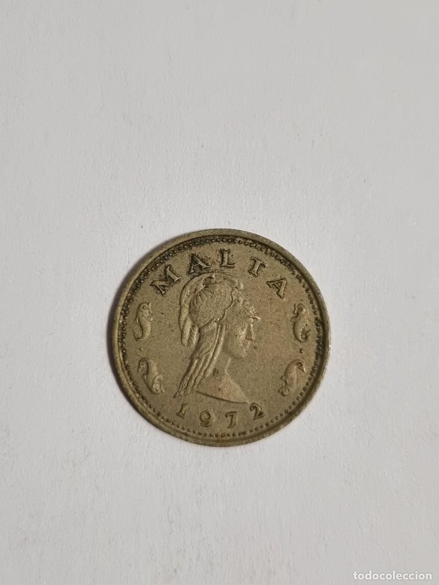 Monedas antiguas de Europa: Antigua Moneda Malta 2 Centimos 1972 Internacional Mundo Coleccionista