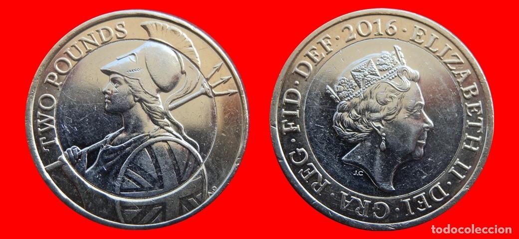 Monedas antiguas de Europa: 2 LIBRAS POUNDS 2016 INGLATERRA REINO UNIDO-150090