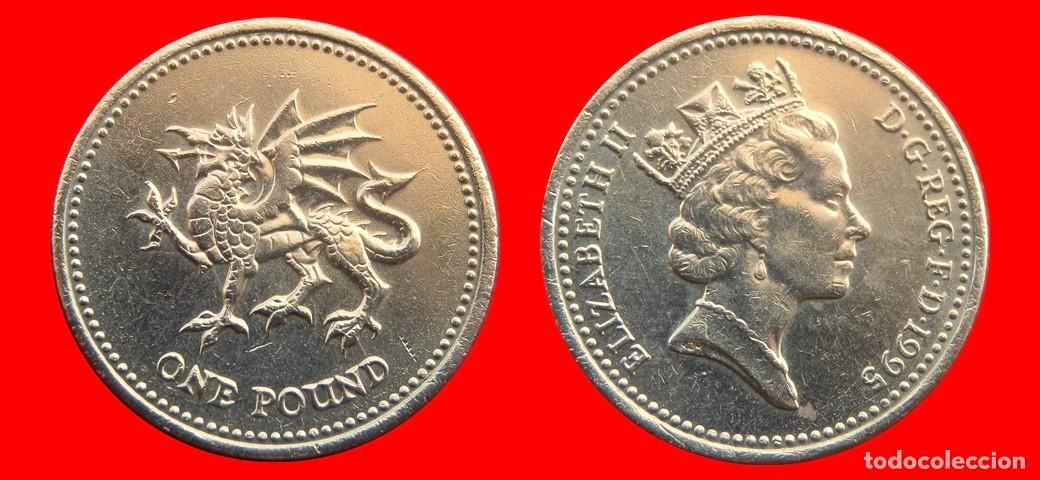 Monedas antiguas de Europa: 1 LIBRA POUND 1995 INGLATERRA REINO UNIDO-150095