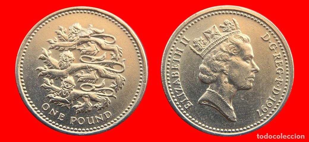 Monedas antiguas de Europa: 1 LIBRA POUND 1997 INGLATERRA REINO UNIDO-150097