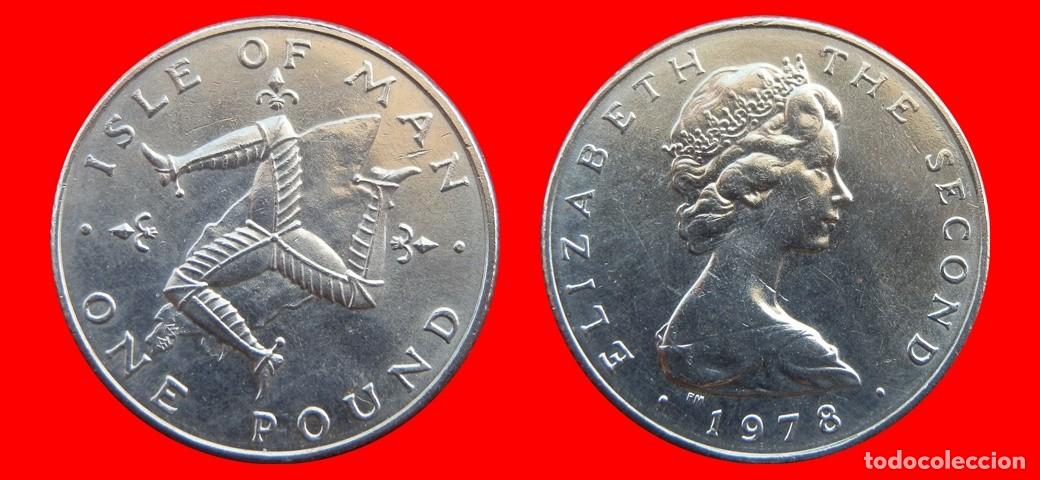 Monedas antiguas de Europa: 1 LIBRA POUND 1978 ISLA DE MAN-150106