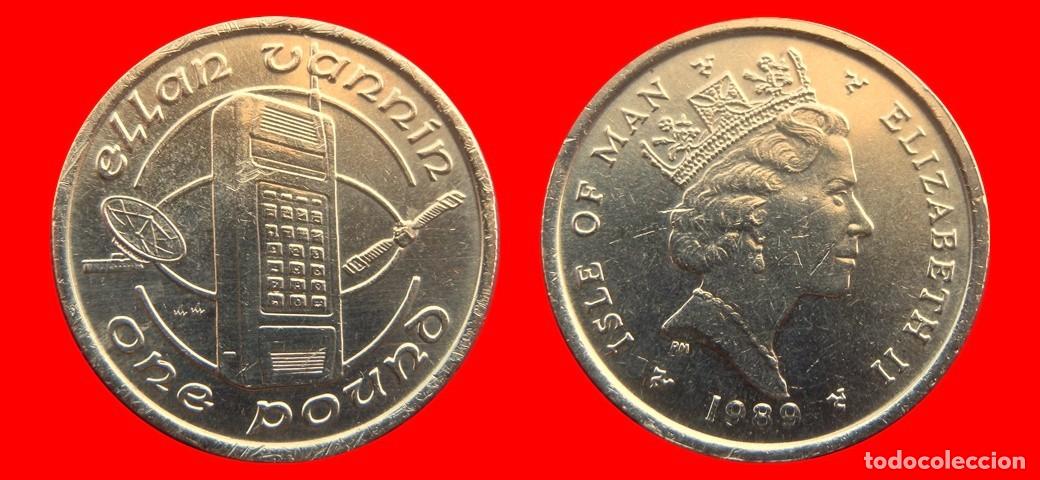 Monedas antiguas de Europa: 1 LIBRA POUND 1989 ISLA DE MAN-150111