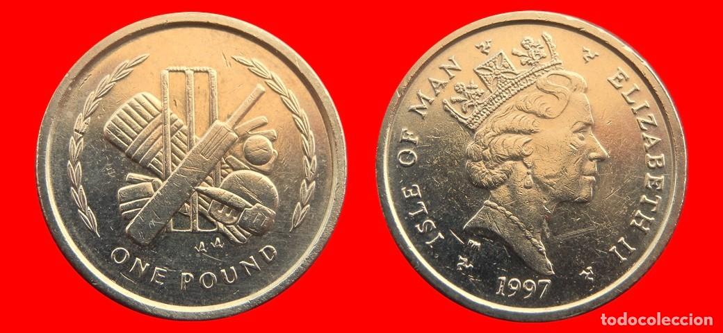 Monedas antiguas de Europa: 1 LIBRA POUND 1997 ISLA DE MAN-150115