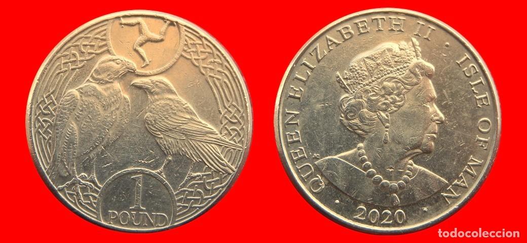 Monedas antiguas de Europa: 1 LIBRA POUND 2020 ISLA DE MAN-150120