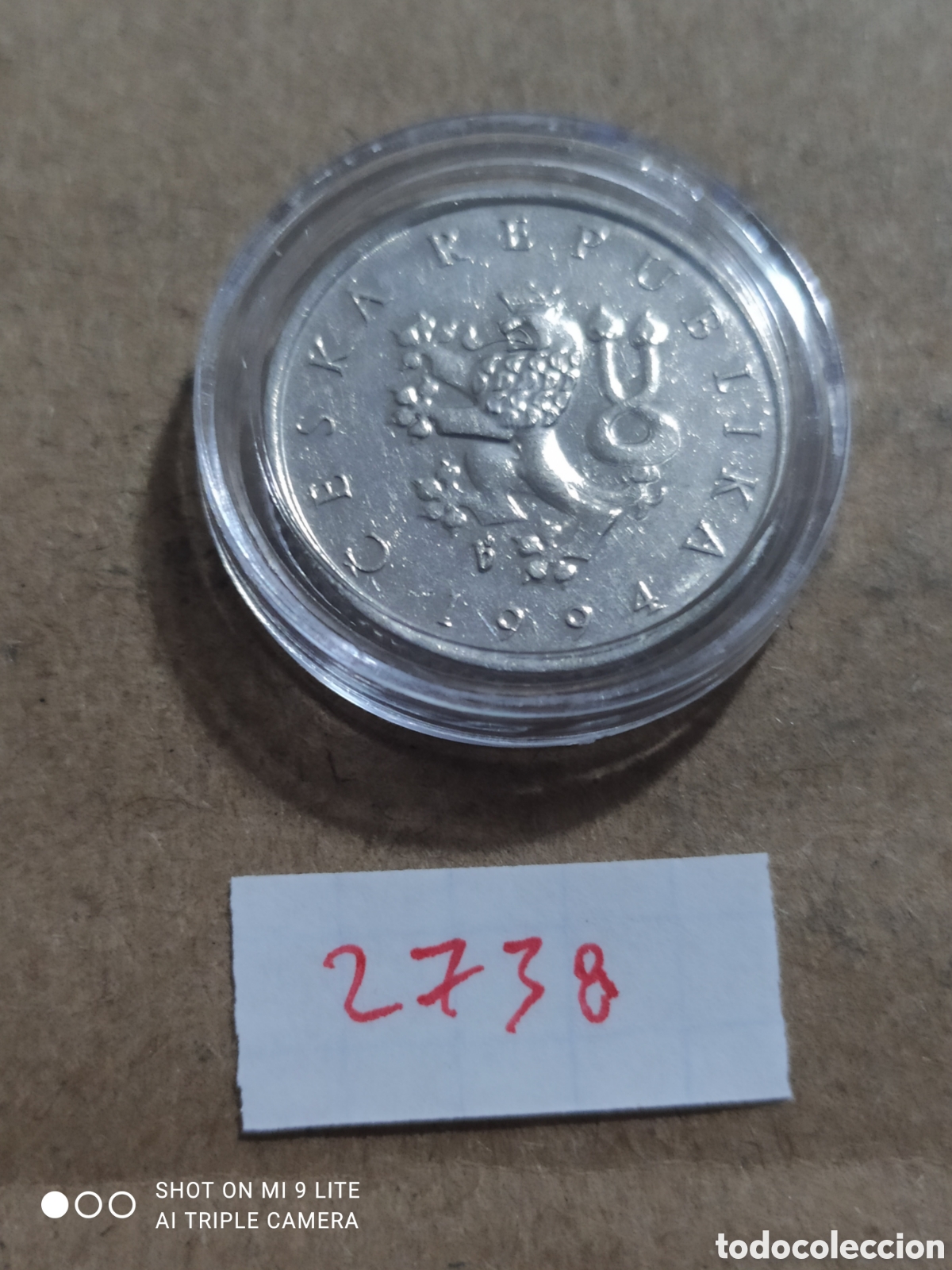 Monedas antiguas de Europa: 1 korona republica checa 1994