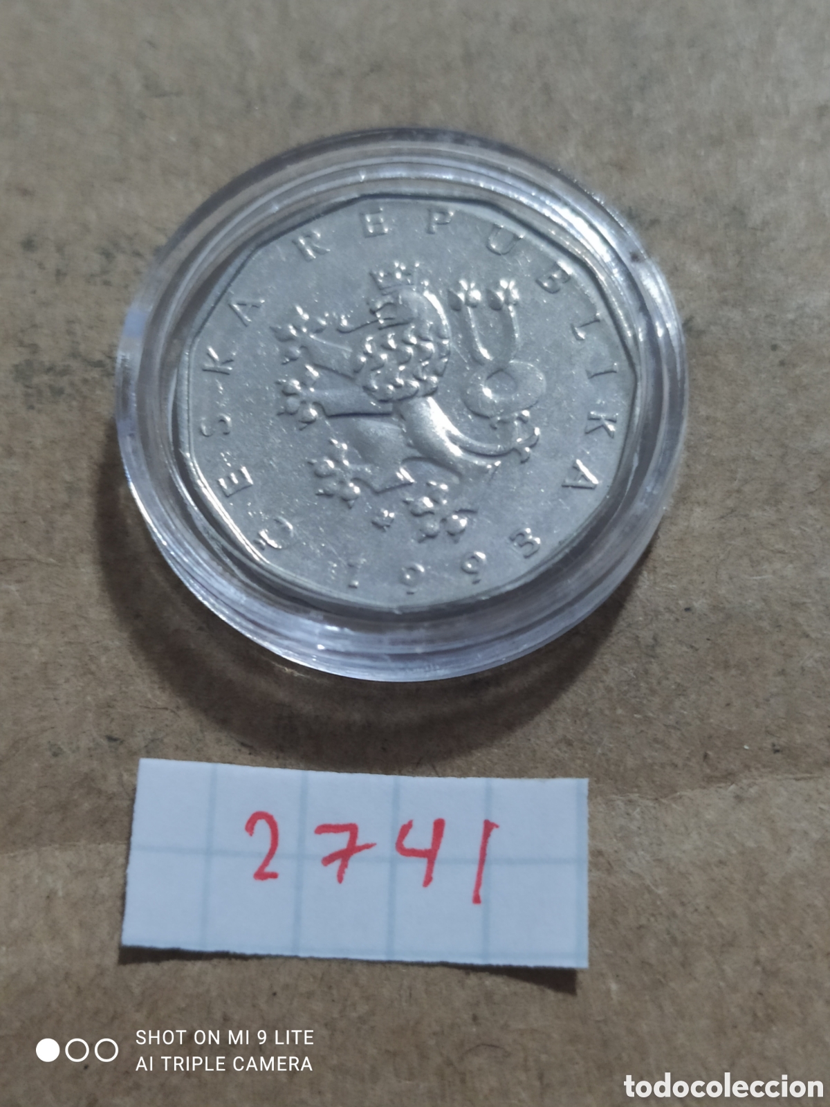 Monedas antiguas de Europa: 2 koronas republica checa 1993