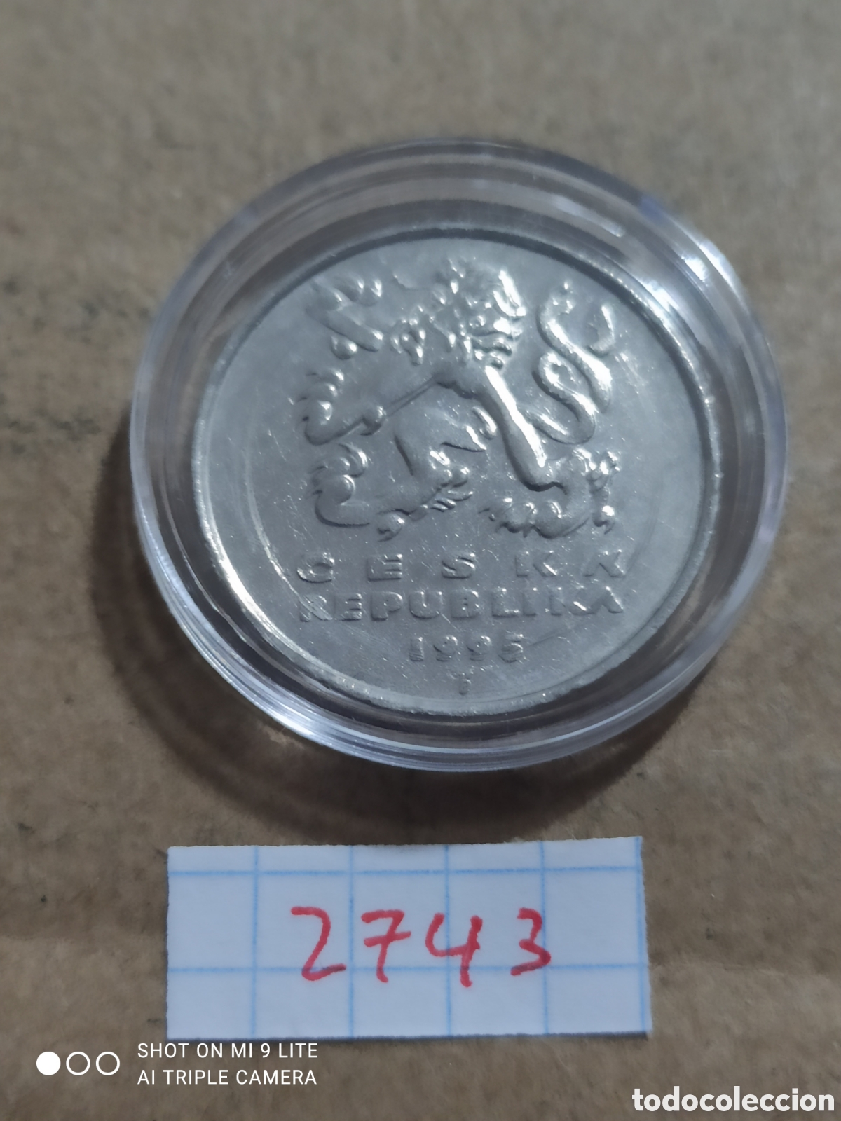 Monedas antiguas de Europa: 5 koronas republica checa 1995