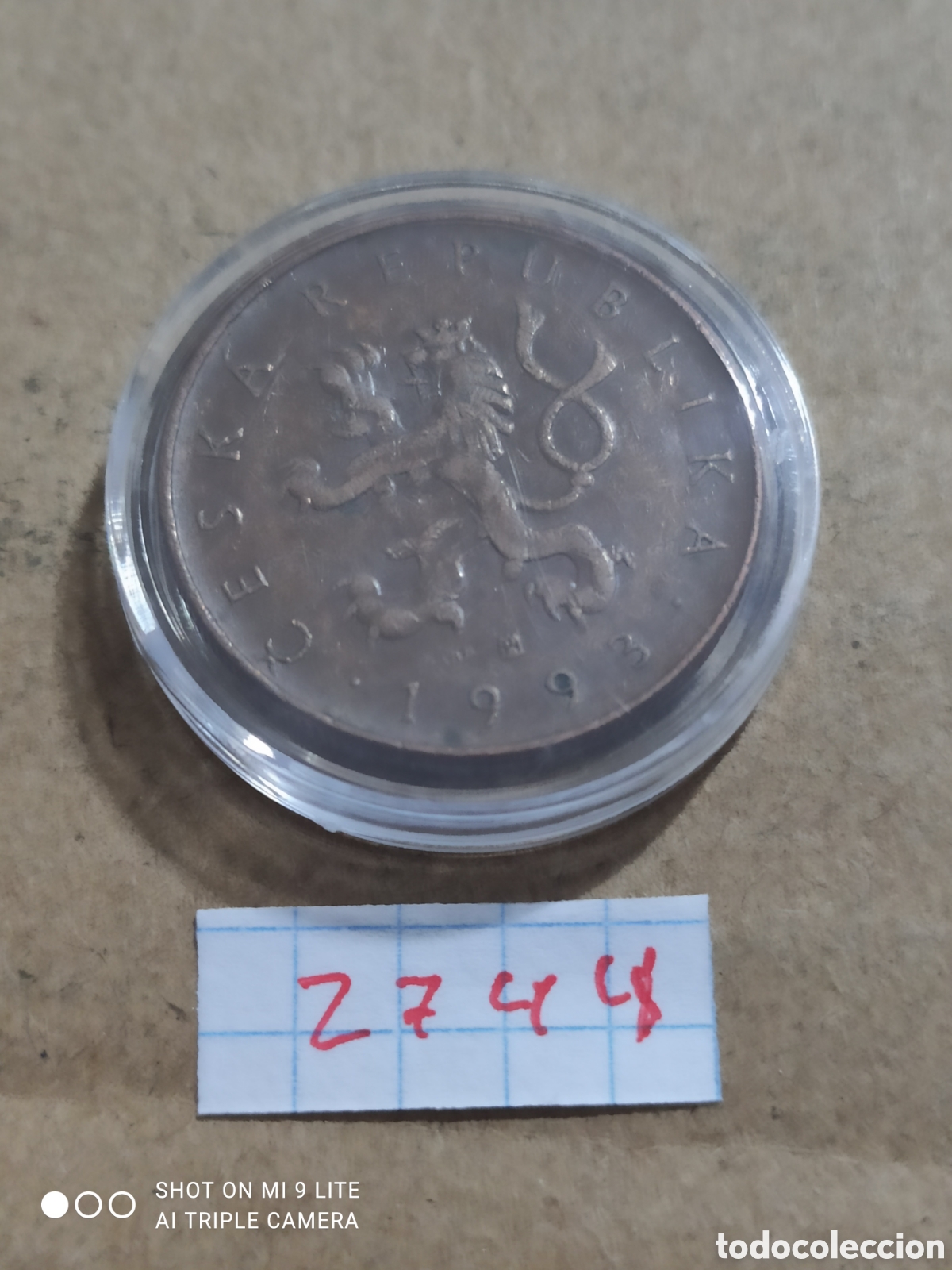 Monedas antiguas de Europa: 10 koronas republica checa 1994