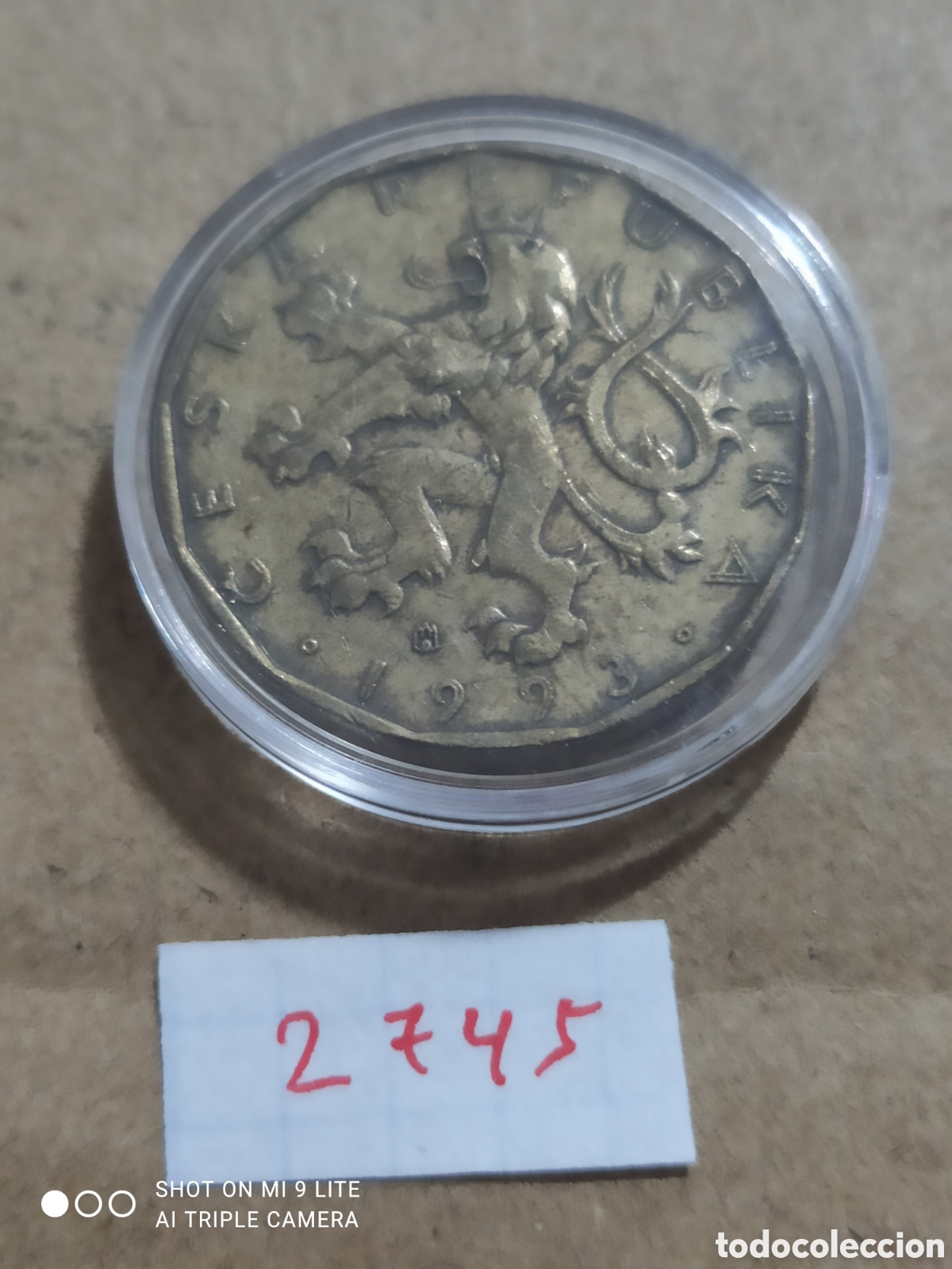 Monedas antiguas de Europa: 20 koronas republica checa 1993