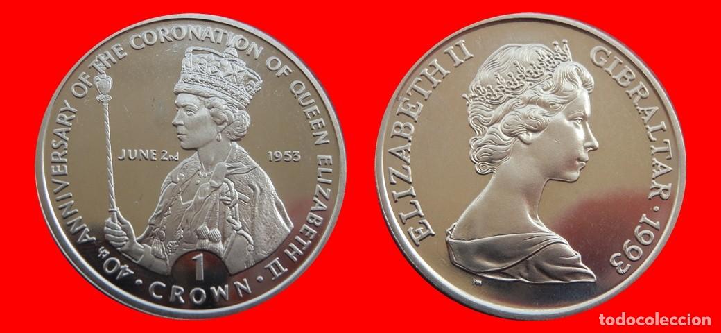 Monedas antiguas de Europa: 1 CORONA 1993 SIN CIRCULAR GIBRALTAR-9082SC