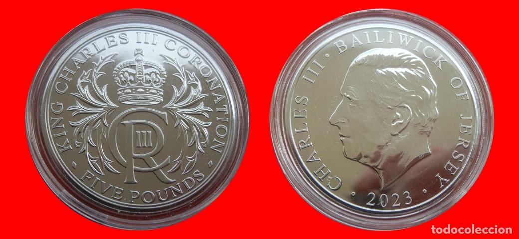 Monedas antiguas de Europa: 5 LIBRAS POUNDS 2023 SIN CIRCULAR JERSEY-9094SC