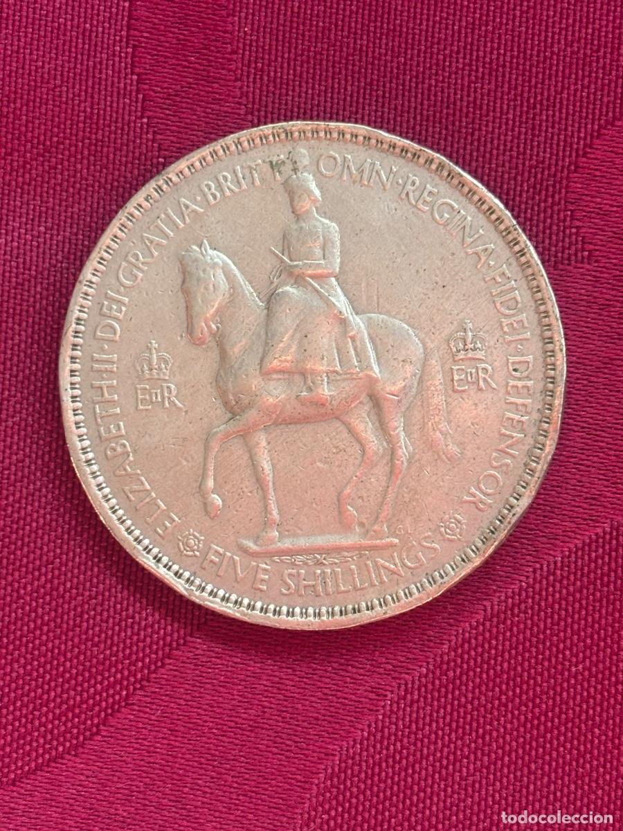 Monedas antiguas de Europa: Moneda de 5 chelines (schillings) 1953