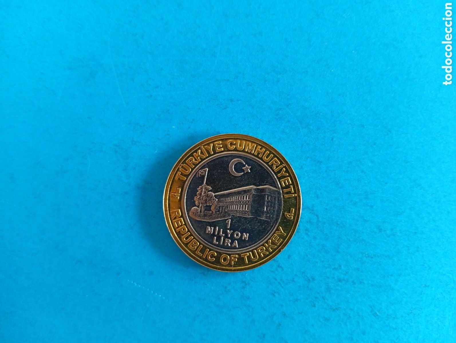Monedas antiguas de Europa: Medalla 1000000 liras Turqu&iacute;a 2004