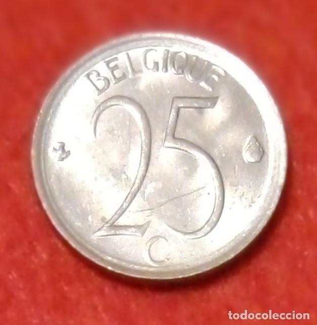 Monedas antiguas de Europa: MONEDA DE B&Eacute;LGICA 1964 - 25 C&Eacute;NTIMOS - COBRE-N&Iacute;QUEL