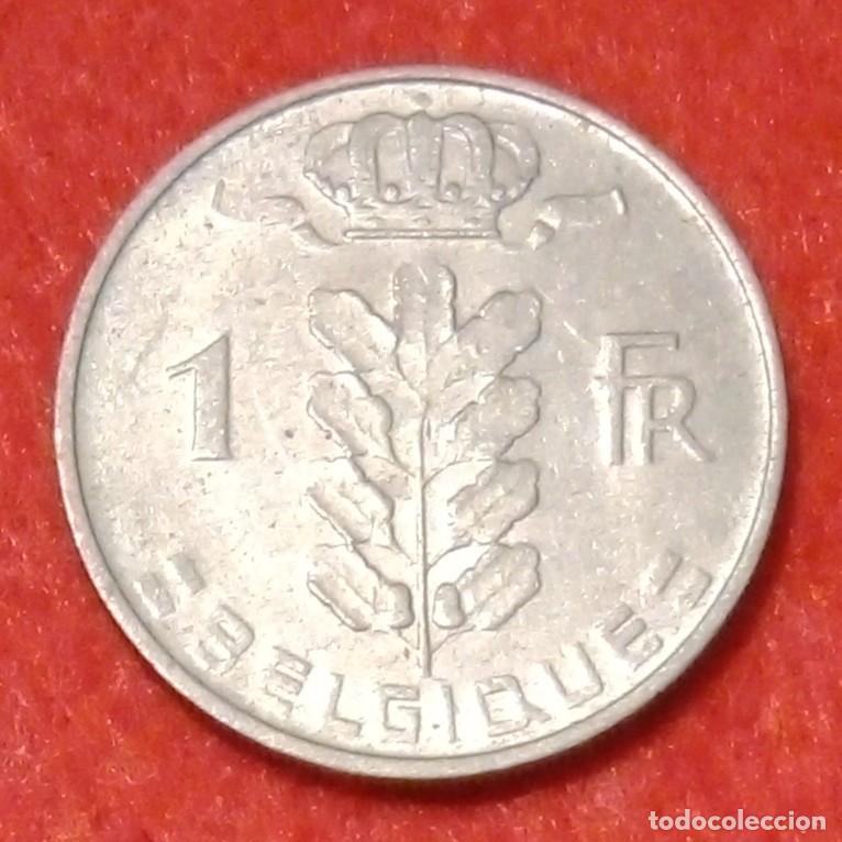 Monedas antiguas de Europa: MONEDA DE B&Eacute;LGICA 1969 - 1 FRANCO - COBRE-N&Iacute;QUEL
