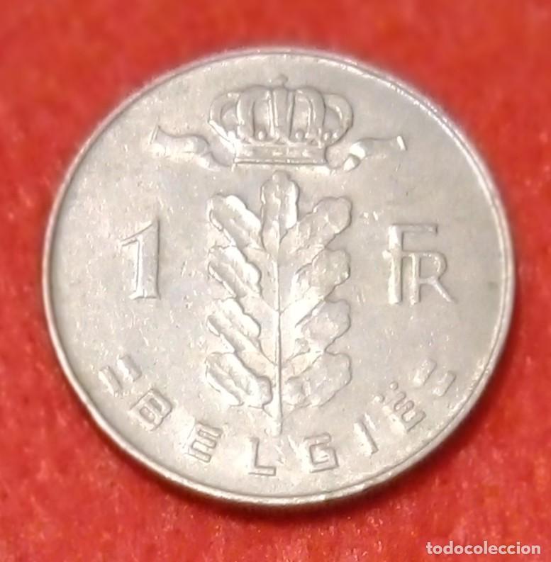 Monedas antiguas de Europa: MONEDA DE B&Eacute;LGICA 1970 - 1 FRANCO - COBRE-N&Iacute;QUEL