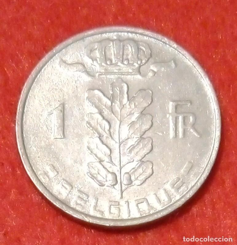 Monedas antiguas de Europa: MONEDA DE B&Eacute;LGICA 1980 - 1 FRANCO - COBRE-N&Iacute;QUEL
