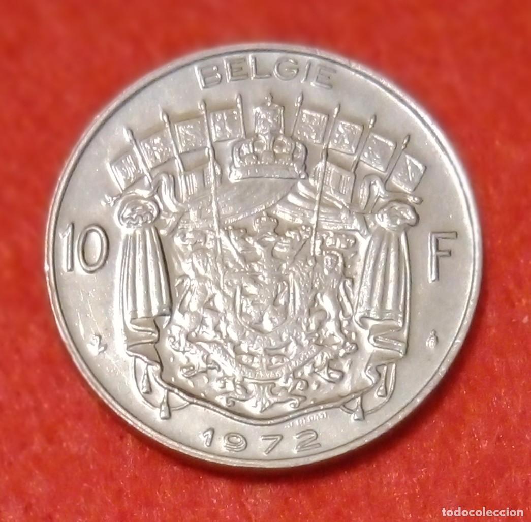 Monedas antiguas de Europa: MONEDA DE B&Eacute;LGICA 1972 - 10 FRANCOS - N&Iacute;QUEL