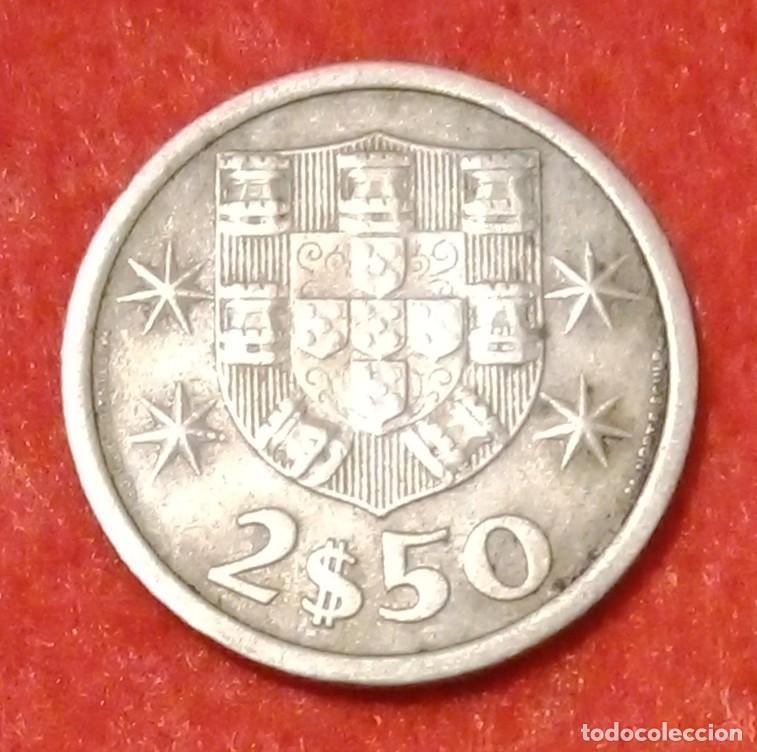 Monedas antiguas de Europa: MONEDA DE PORTUGAL 1968 - 2.5 ESCUDOS - COBRE-N&Iacute;QUEL