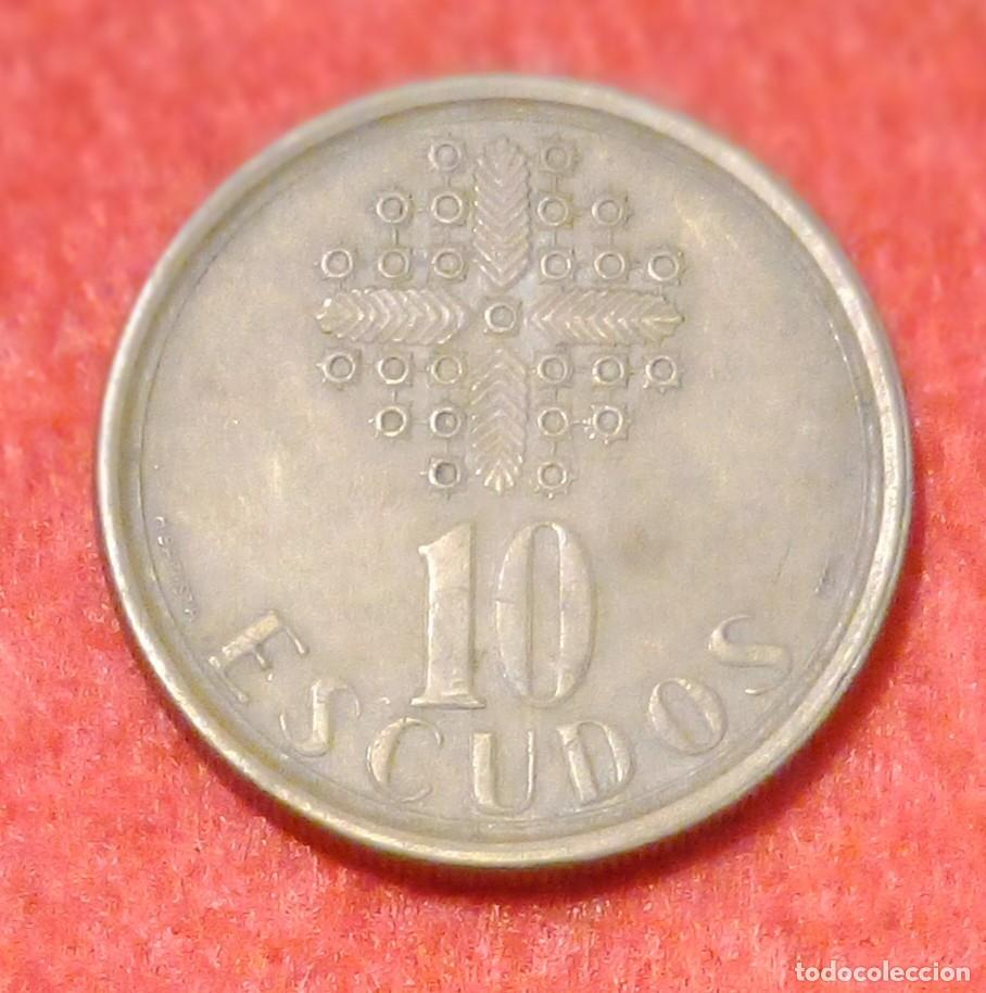 Monedas antiguas de Europa: MONEDA DE PORTUGAL 1987 - 10 ESCUDOS - N&Iacute;QUEL-LAT&Oacute;N (1)