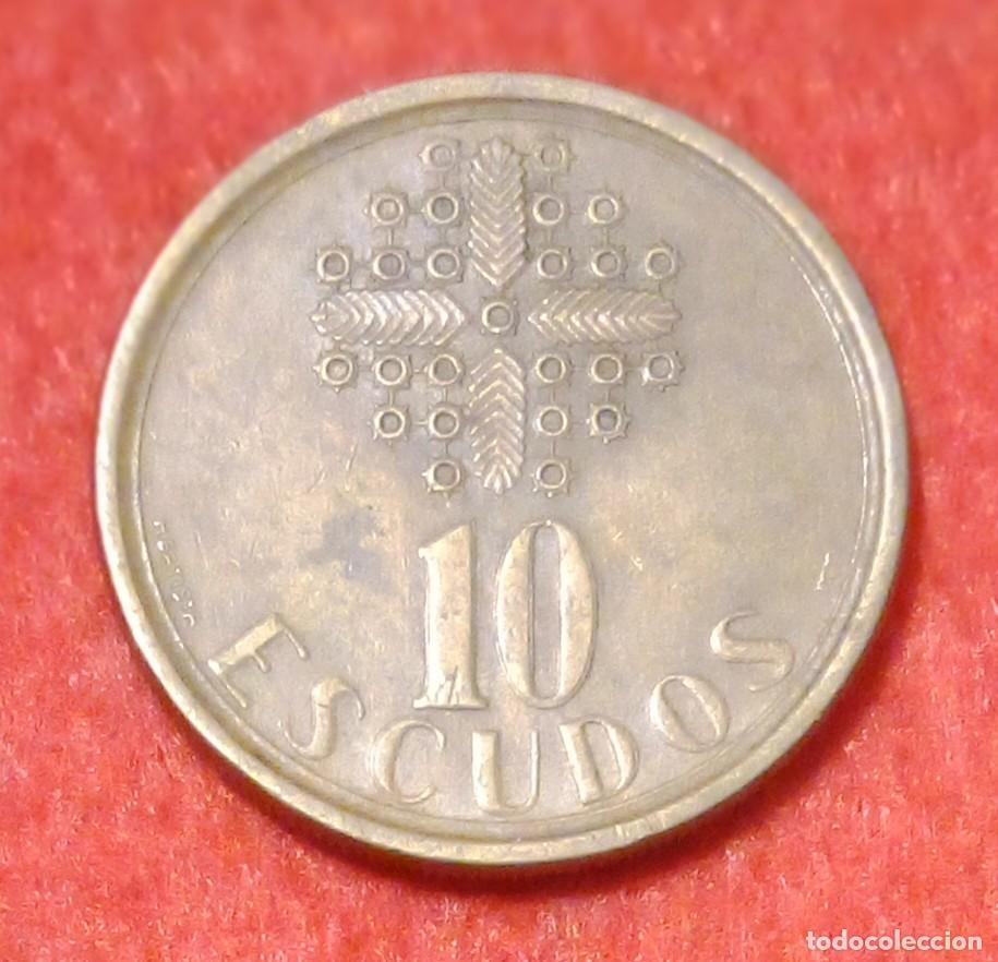 Monedas antiguas de Europa: MONEDA DE PORTUGAL 1987 - 10 ESCUDOS - N&Iacute;QUEL-LAT&Oacute;N (2)