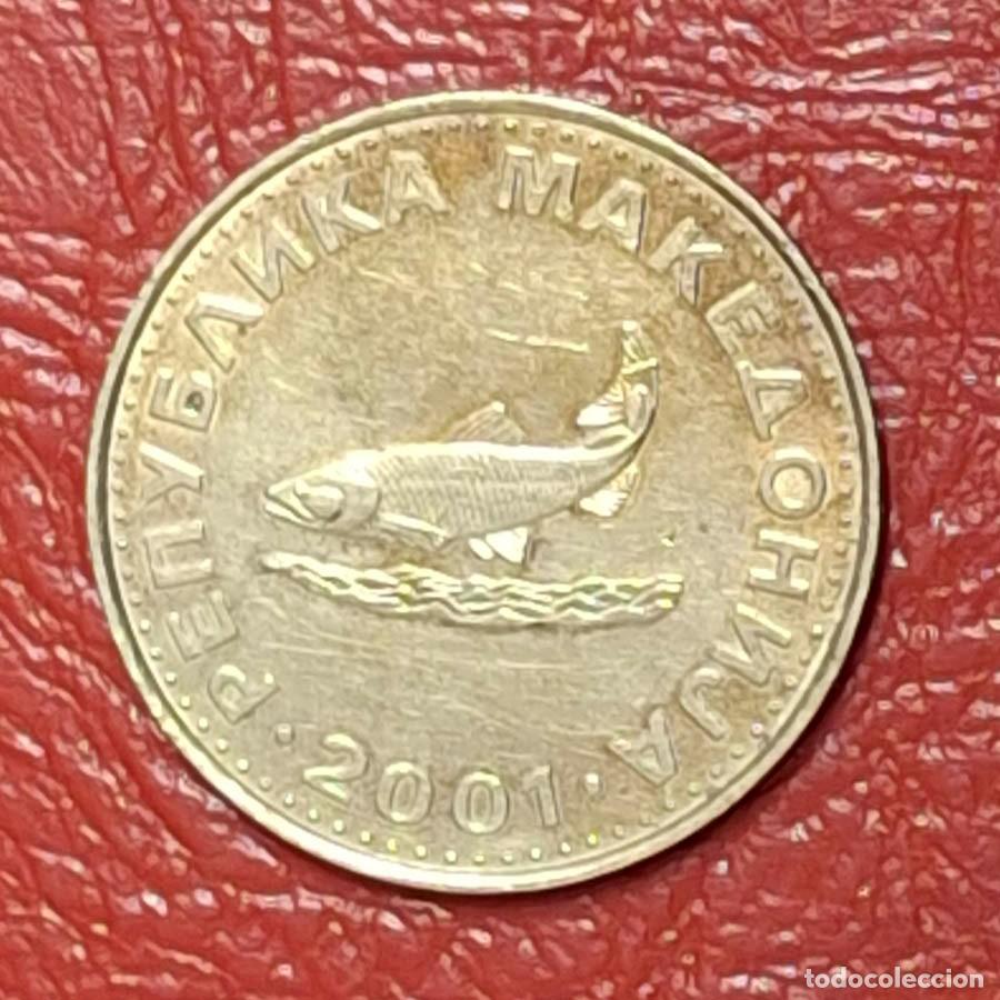 Monedas antiguas de Europa: 2 Denari 2001 de Macedonia