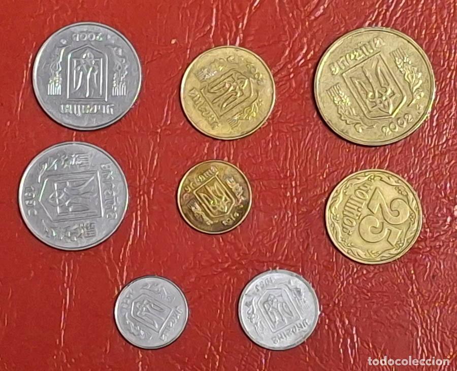 Monedas antiguas de Europa: 8 monedas de Ucrania