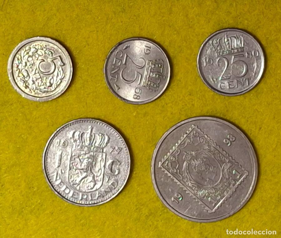 Monedas antiguas de Europa: 5 monedas de Holanda