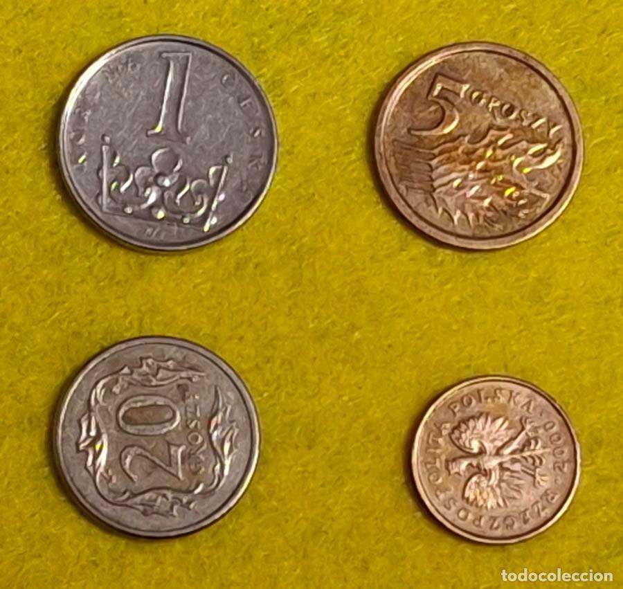 Monedas antiguas de Europa: 4 monedas de Polonia