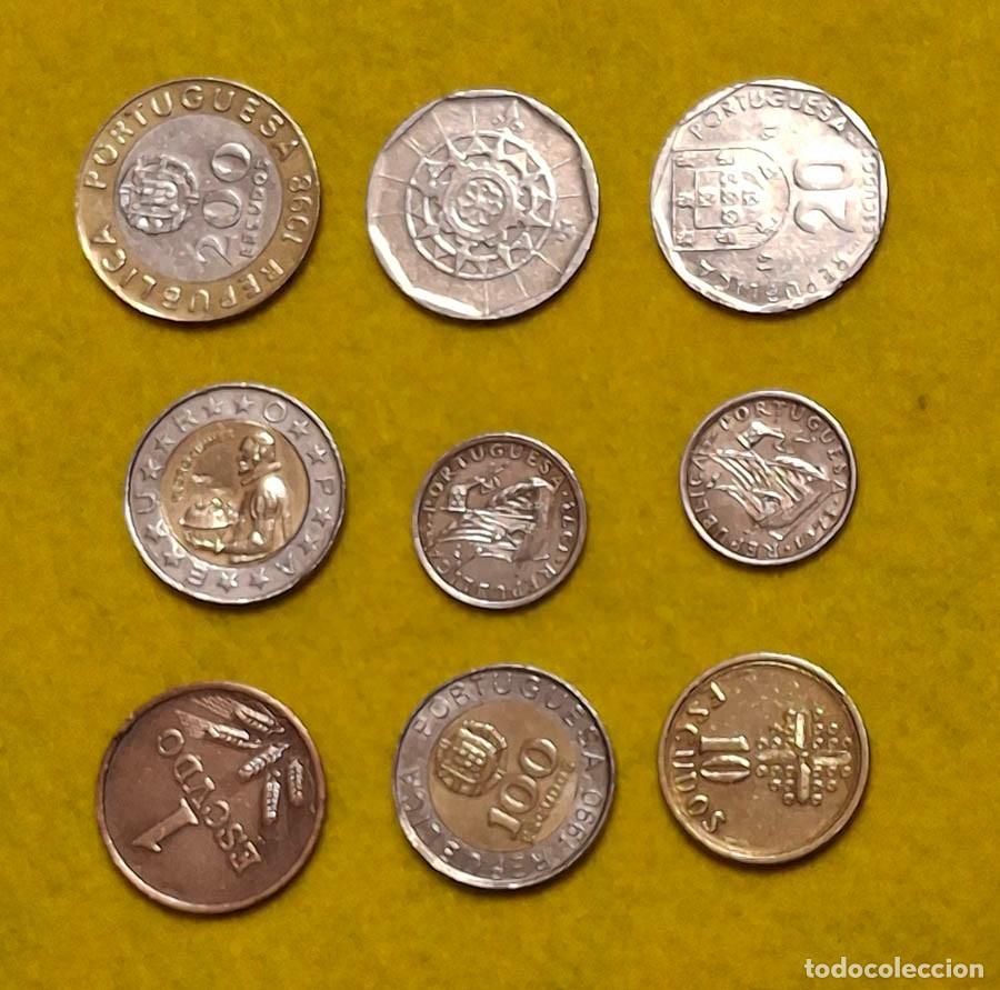 Monedas antiguas de Europa: 9 monedas de Portugal