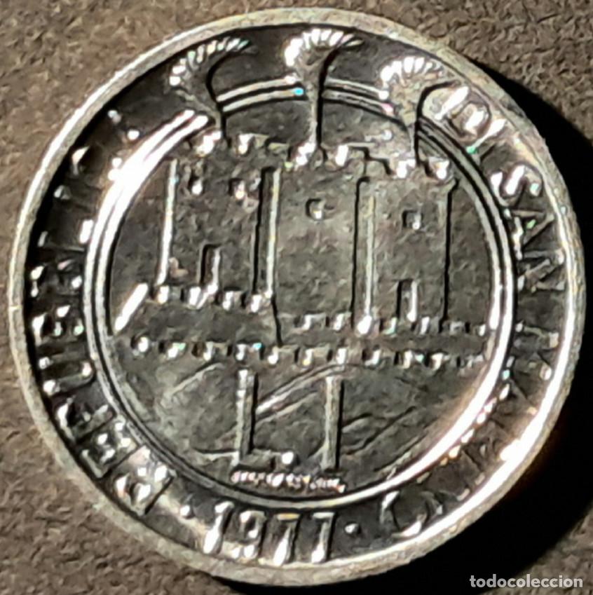 Monedas antiguas de Europa: San Marino 1 lira 1977 FAO KM#63 SC/UNC