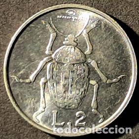 Monedas antiguas de Europa: San Marino 2 liras 1974 KM#31 SC/UNC