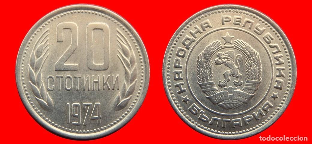 Monedas antiguas de Europa: 20 STOTINKI 1974 BULGARIA-150144