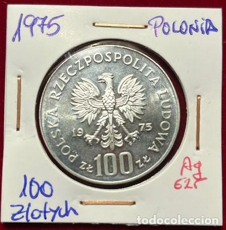 Monedas antiguas de Europa: 100 zlotich Polonia 1975