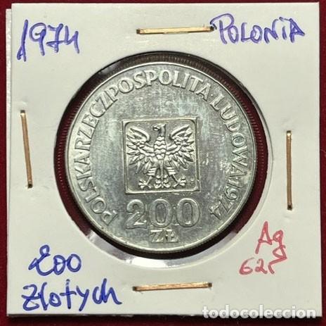 Monedas antiguas de Europa: 200 zlotich Polonia 1974
