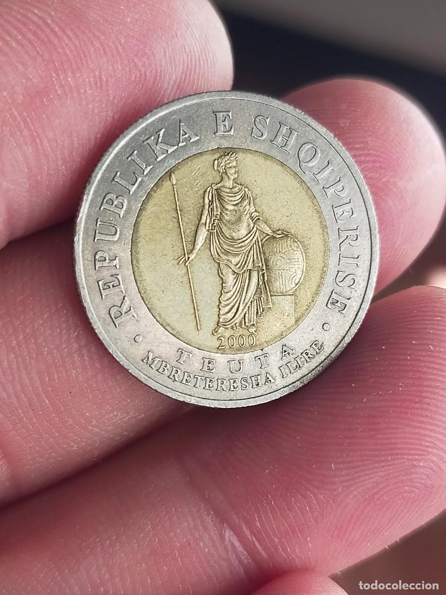 Monedas antiguas de Europa: MONEDA DE CIEN 100 LEKE ALBANIA 2000 BUENA CONSERVACION